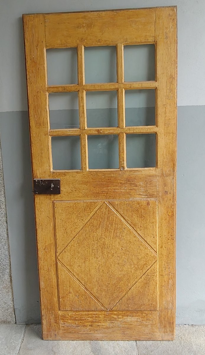 Porta barocca Piemontese laccata con vetri sofffiati-photo-7