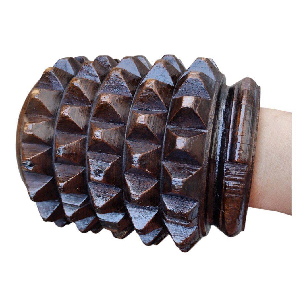 Inusuale bracciale per il gioco del pallone fine XIX secolo-photo-2