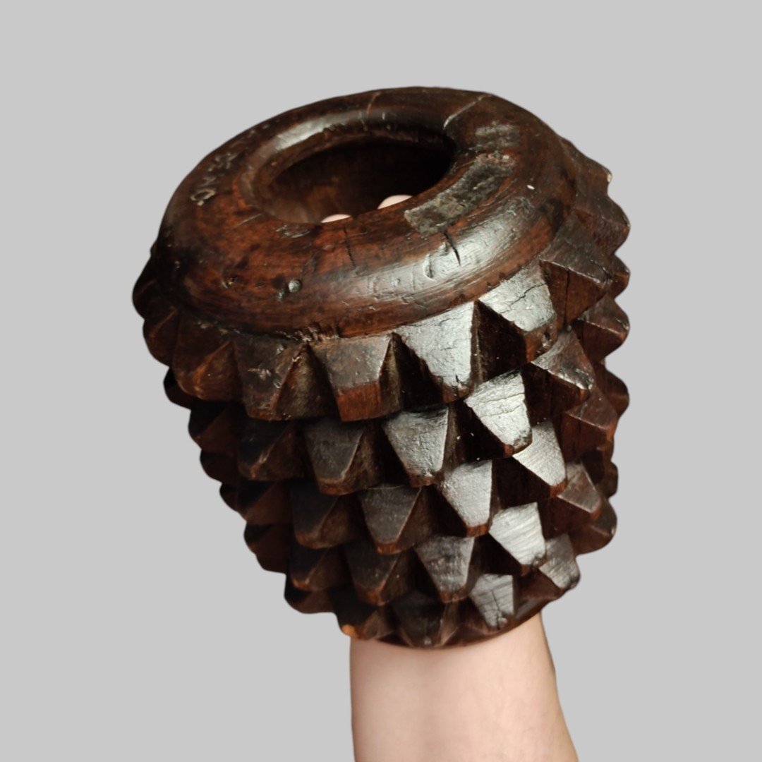 Inusuale bracciale per il gioco del pallone fine XIX secolo-photo-3