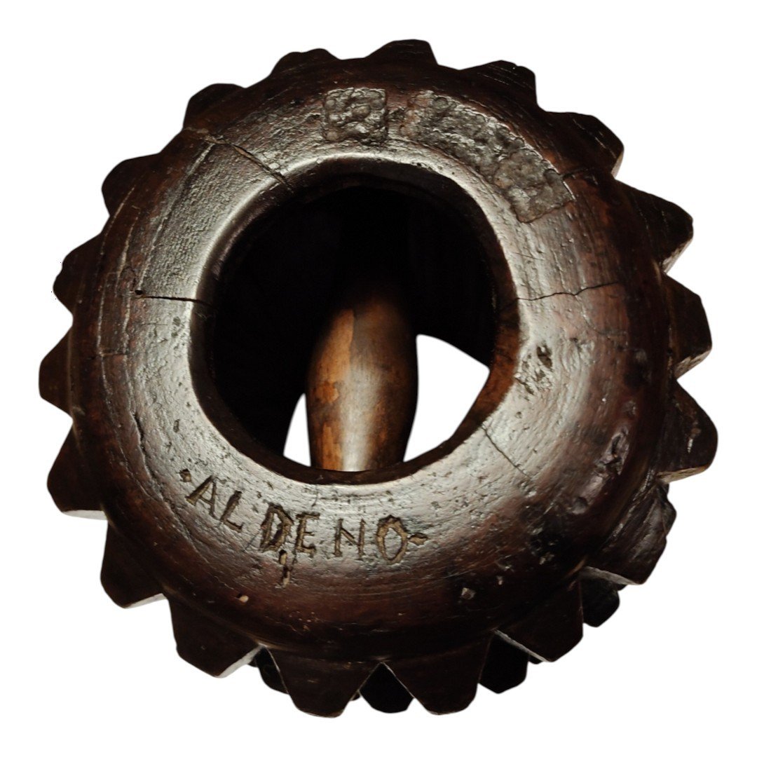 Inusuale bracciale per il gioco del pallone fine XIX secolo-photo-3