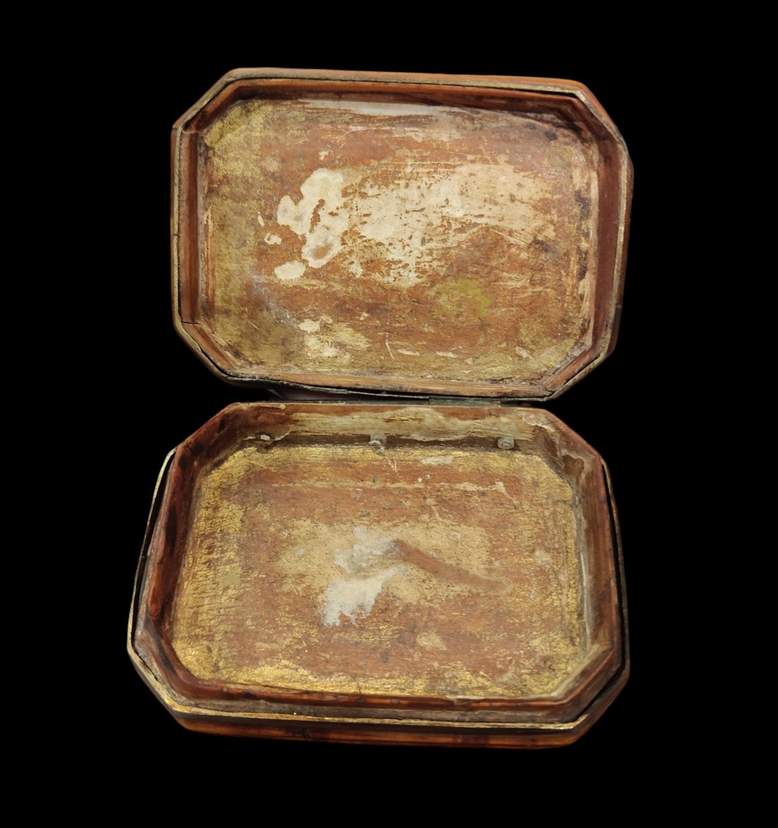 Importante tabacchiera in bosso XVII-XVIII secolo -photo-4