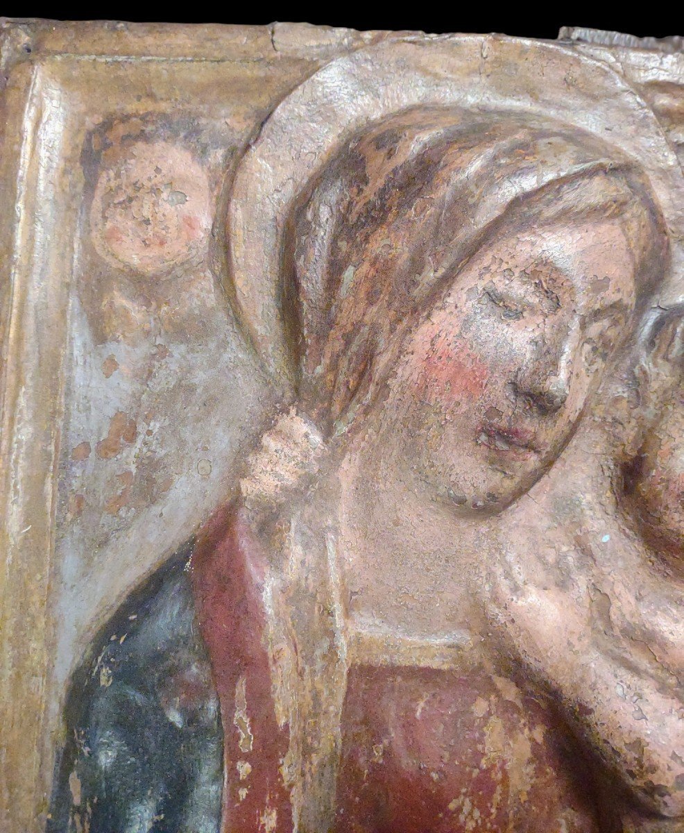 Madonna col Bambino in cartapesta, Italia Centrale XVII secolo-photo-3