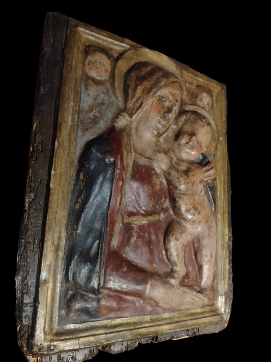 Madonna col Bambino in cartapesta, Italia Centrale XVII secolo-photo-2