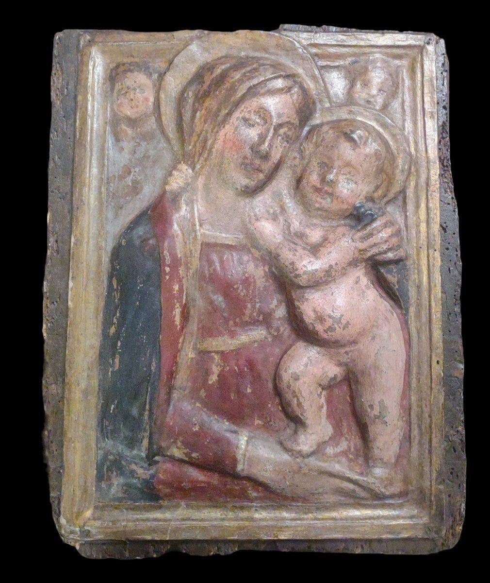Madonna col Bambino in cartapesta, Italia Centrale XVII secolo