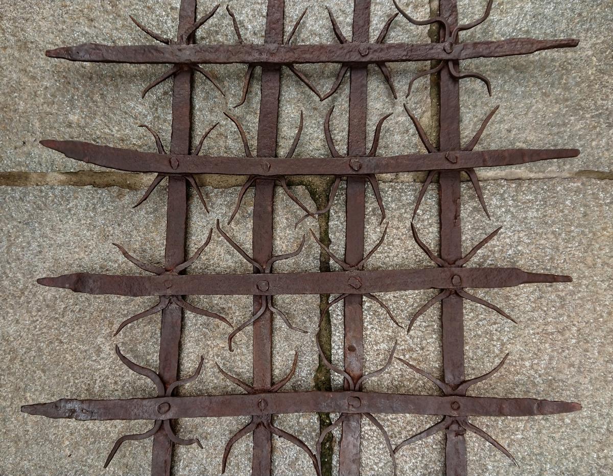 Grille Italienne En  Fer Forgé XVe Siècle-photo-1