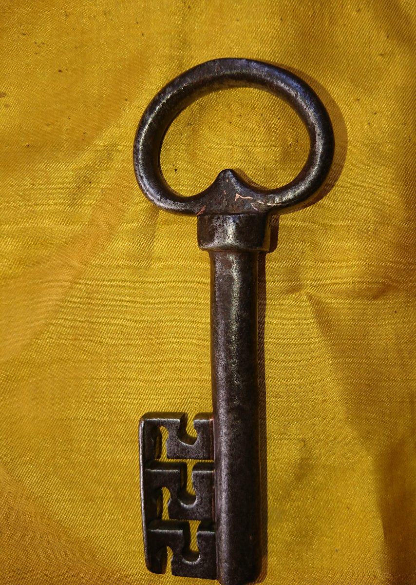 Important Serrure De Coffre Suisse XVIe Siècle-photo-4