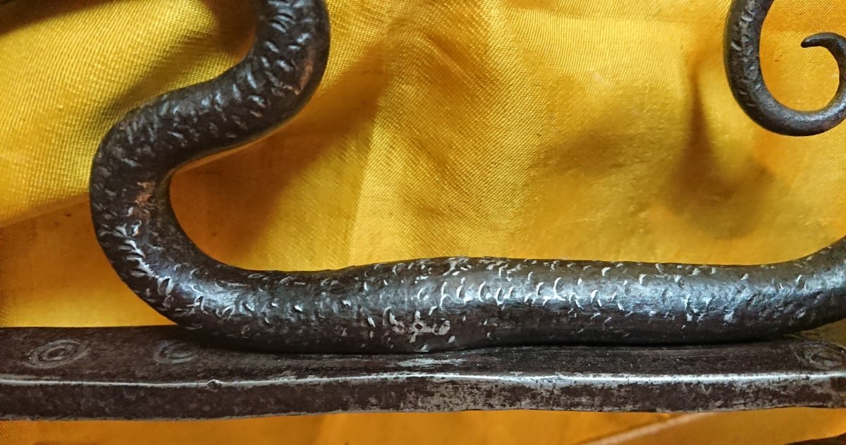 Heurtoir Zoomorfe XVIIe Siècle-photo-2