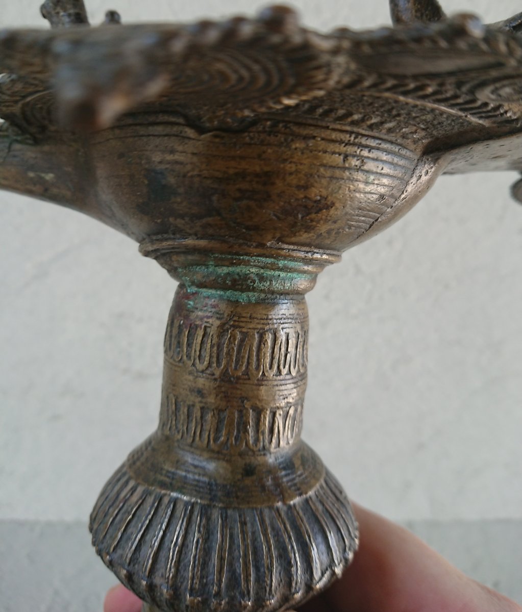 Lampada ad olio India XVIII secolo-photo-8