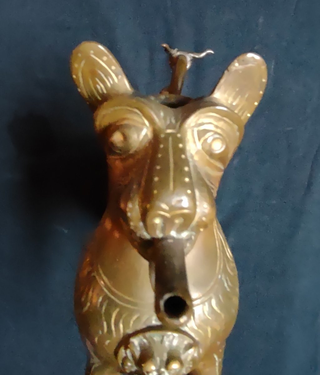Aquamanile En Bronze XVIe Siècle-photo-4