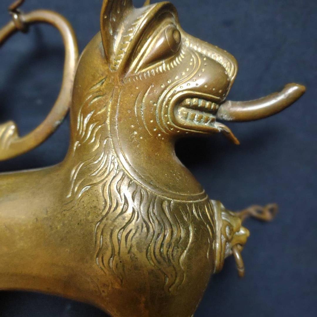 Aquamanile En Bronze XVIe Siècle-photo-6