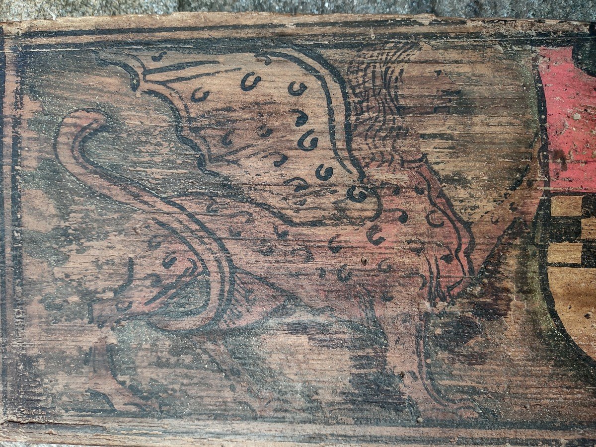 02 Panneaux En Bois Peint Renaissance Italienne-photo-3