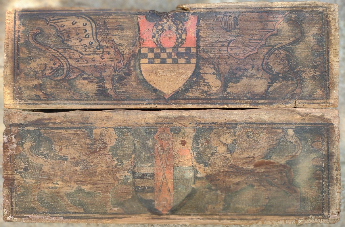 02 Panneaux En Bois Peint Renaissance Italienne
