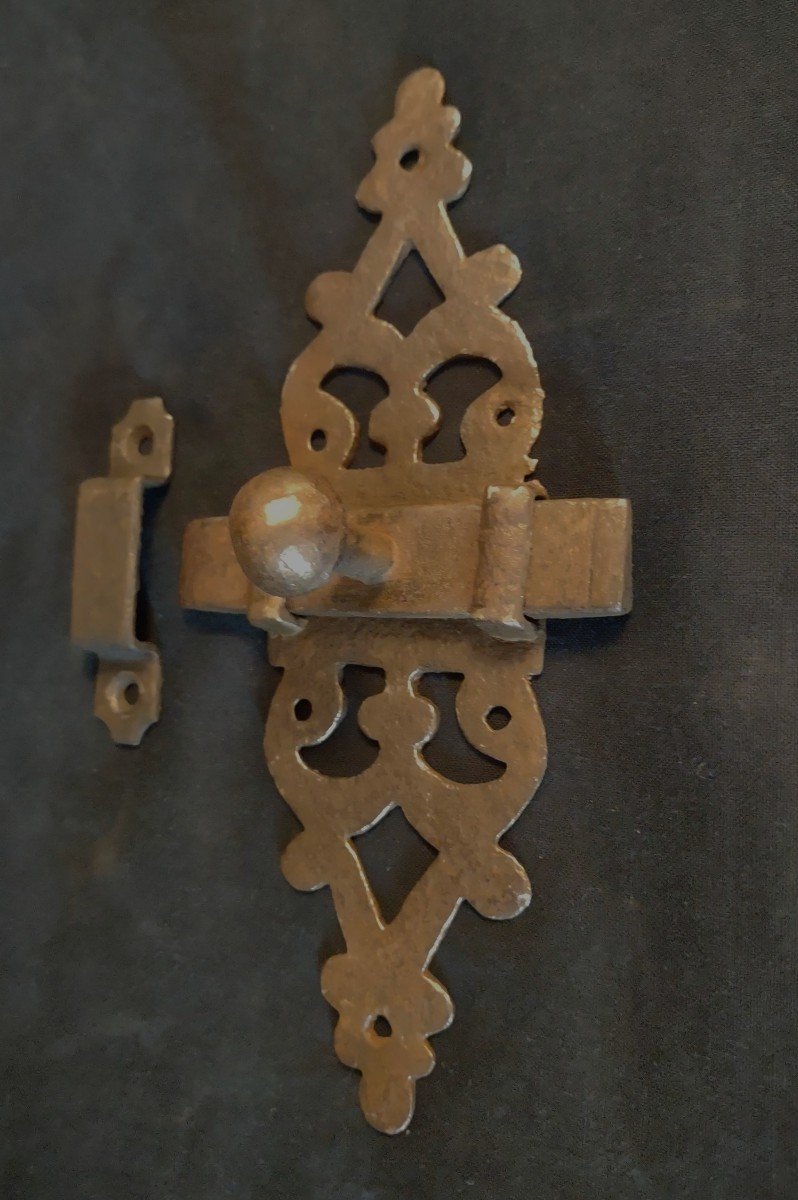 Targette En Fer Forgé XVIIIe Siècle-photo-4
