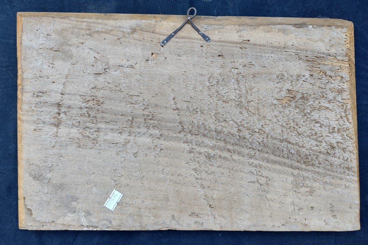 Panneau En Bois Peint Renaissance Italienne-photo-1