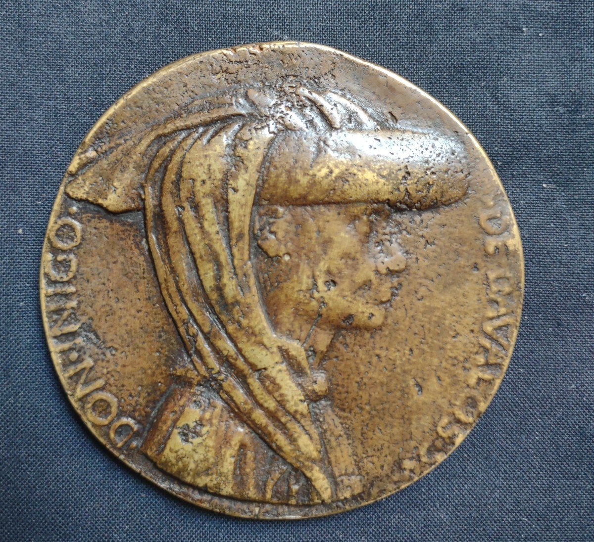 Medaglia in bronzo realizzata dalla bottega di Pisanello