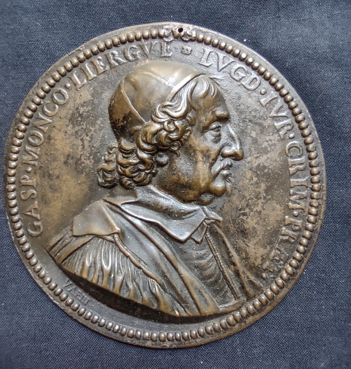 Medaglia in bronzo realizzata da Jean Varin