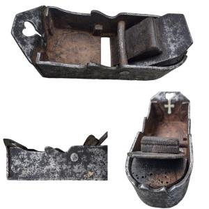 Rara pialla in ferro forgiato XVIII secolo 