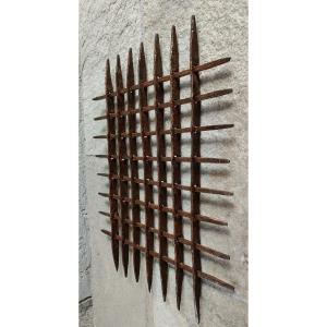 Bella inferriata bergamasca XVI-XVII secolo 