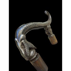 Importante battiporta italiano a forma di drago XVII secolo