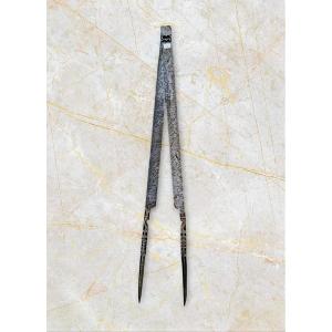 Importante compasso in ferro da carpentiere o taglia pietre Francia XVIII secolo