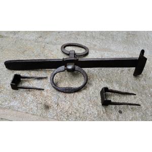 Catenaccio in ferro forgiato