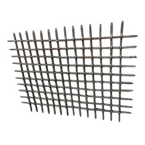 Imponente inferriata rinascimentale inquartata cm. 91*78