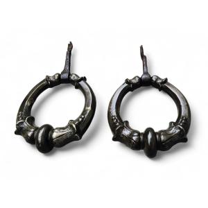 Coppia di battenti in bronzo Milano fine XVII inizio XVIII secolo 