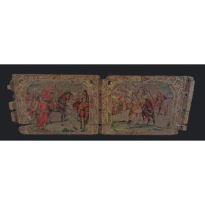 Sponda di carretto siciliano realizzata dai fratelli Ducato