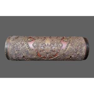 Splendido rullo per decoro carta da parati o tappezzeria fine XIX secolo