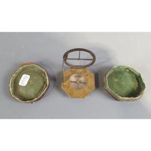 Orologio solare in lattone inciso L. Grassl 1740-80