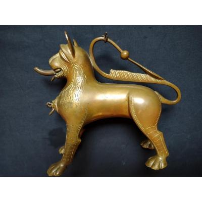 Aquamanile En Bronze XVIe Siècle