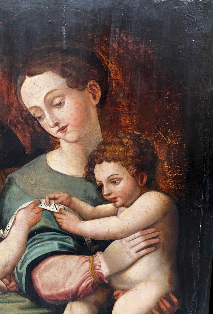 Dipinto di Sacra Famiglia. -photo-2