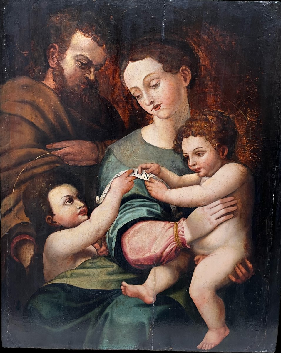 Dipinto di Sacra Famiglia. -photo-3