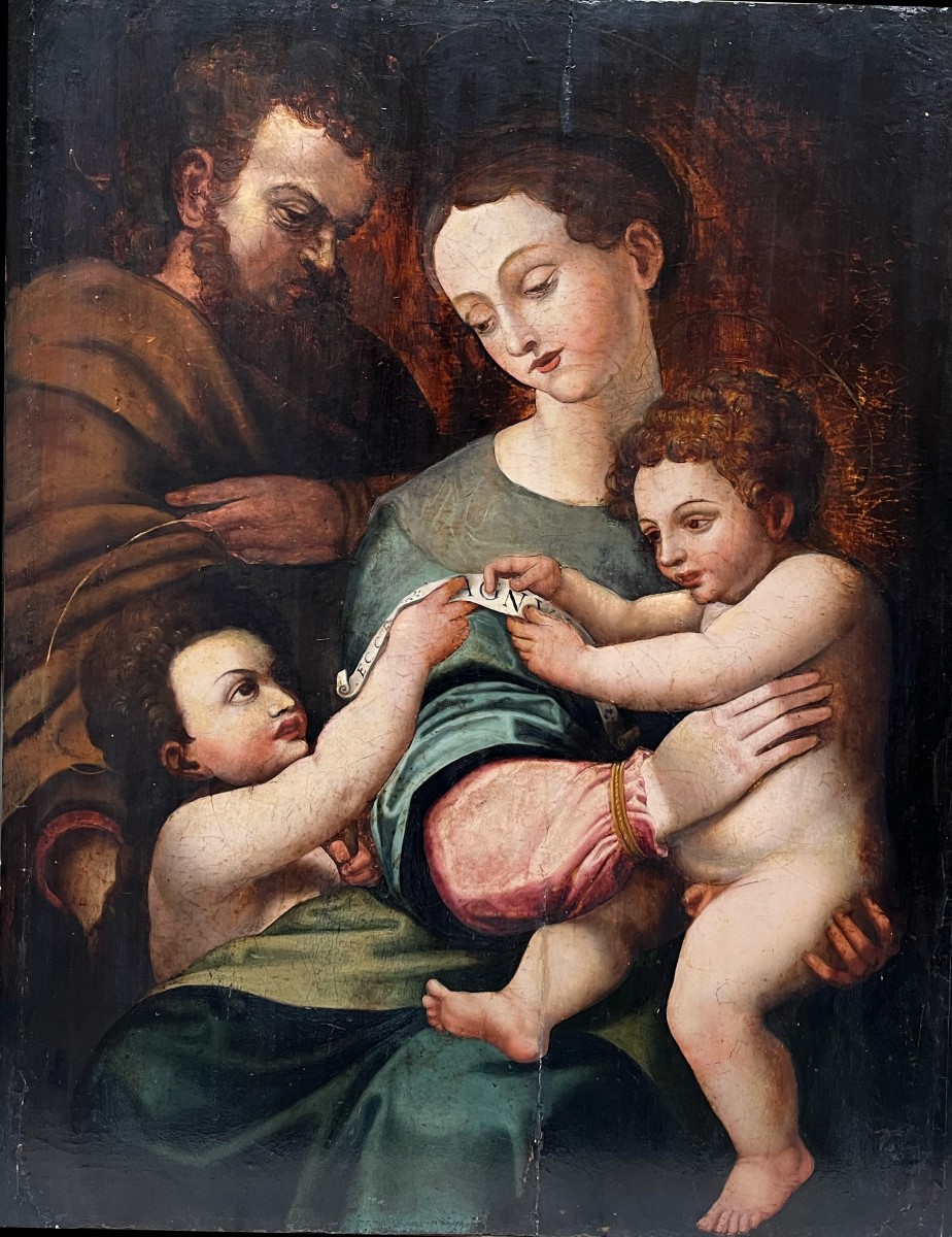 Dipinto di Sacra Famiglia. -photo-1