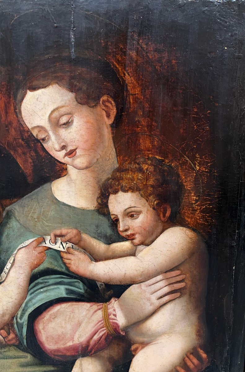 Dipinto di Sacra Famiglia. -photo-3