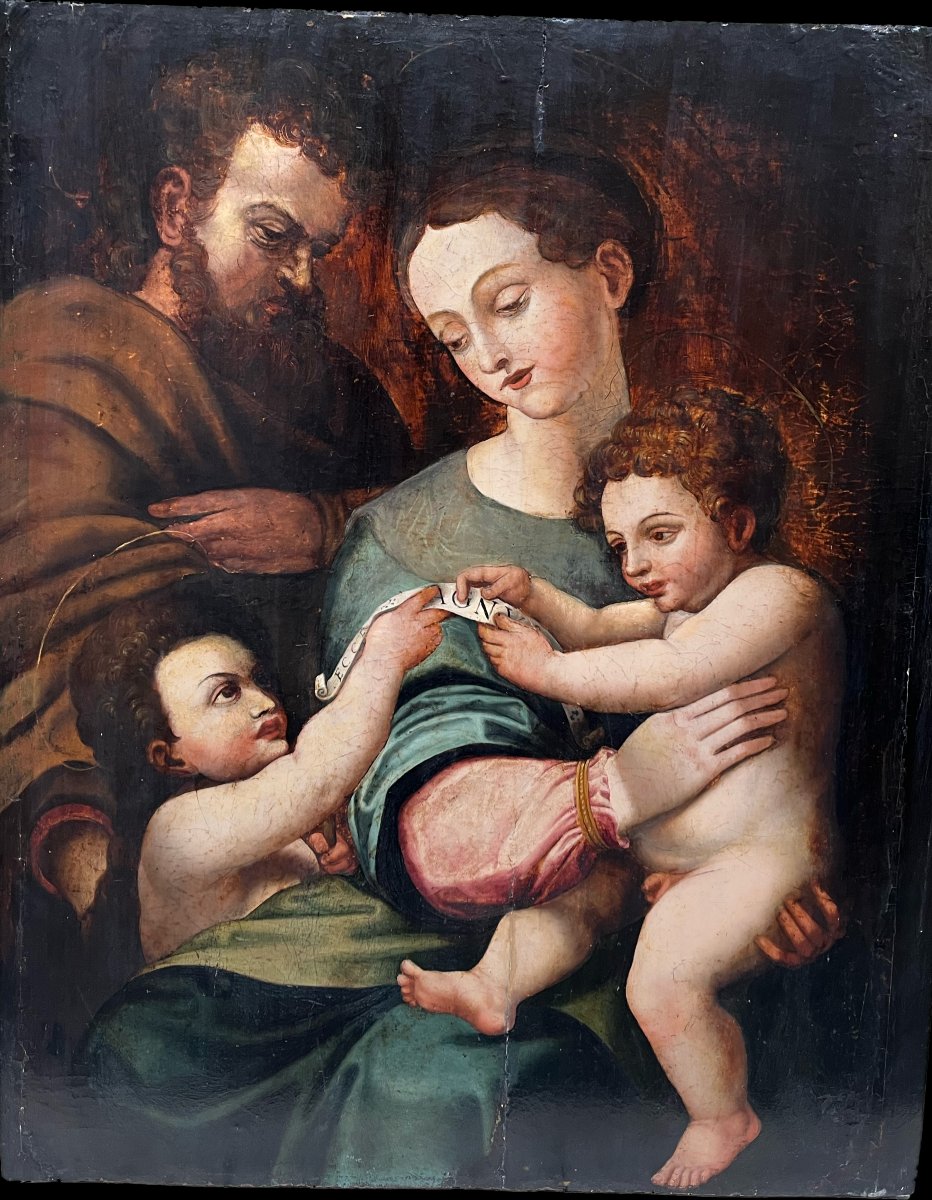 Dipinto di Sacra Famiglia. -photo-4