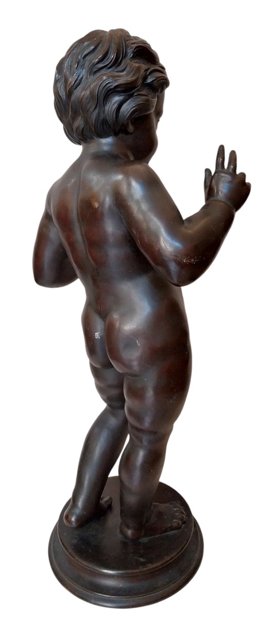 Scultura in bronzo patinato -photo-4