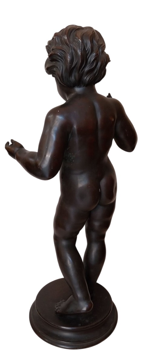 Scultura in bronzo patinato -photo-1