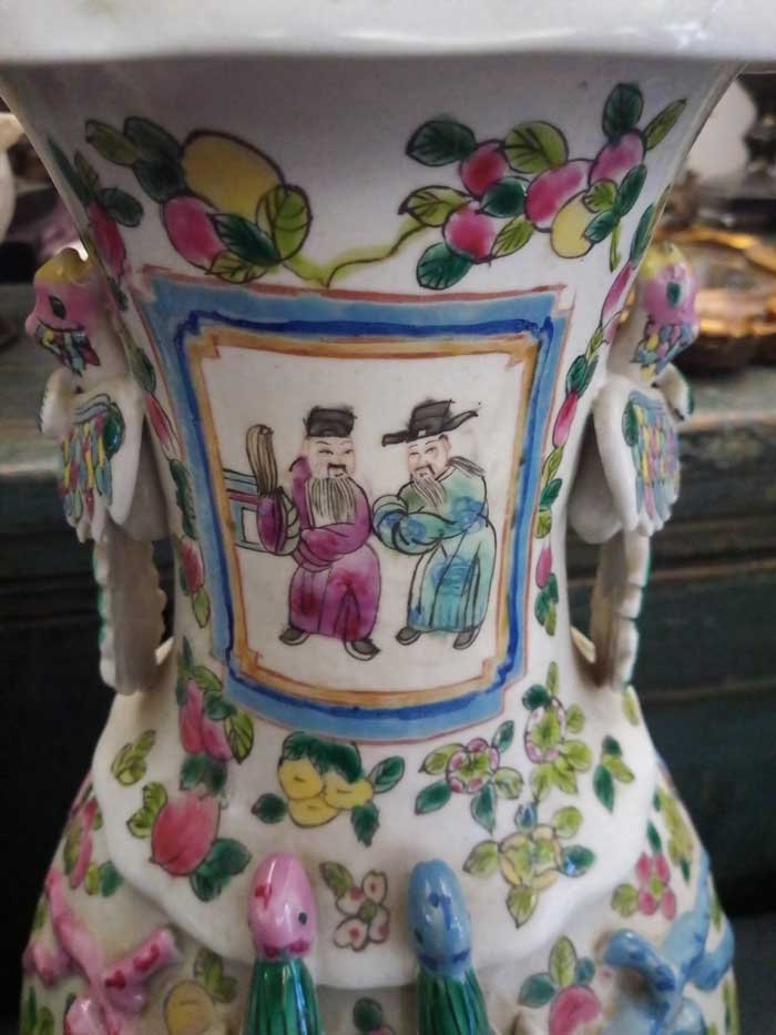 oppia di Vasi in Porcellana, manifattura Canton-photo-2