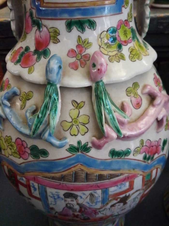 oppia di Vasi in Porcellana, manifattura Canton-photo-3