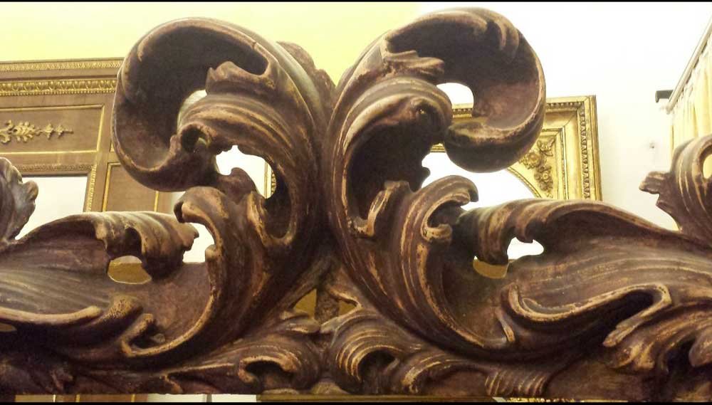 Cornice barocca  a "cartoccio"-photo-2