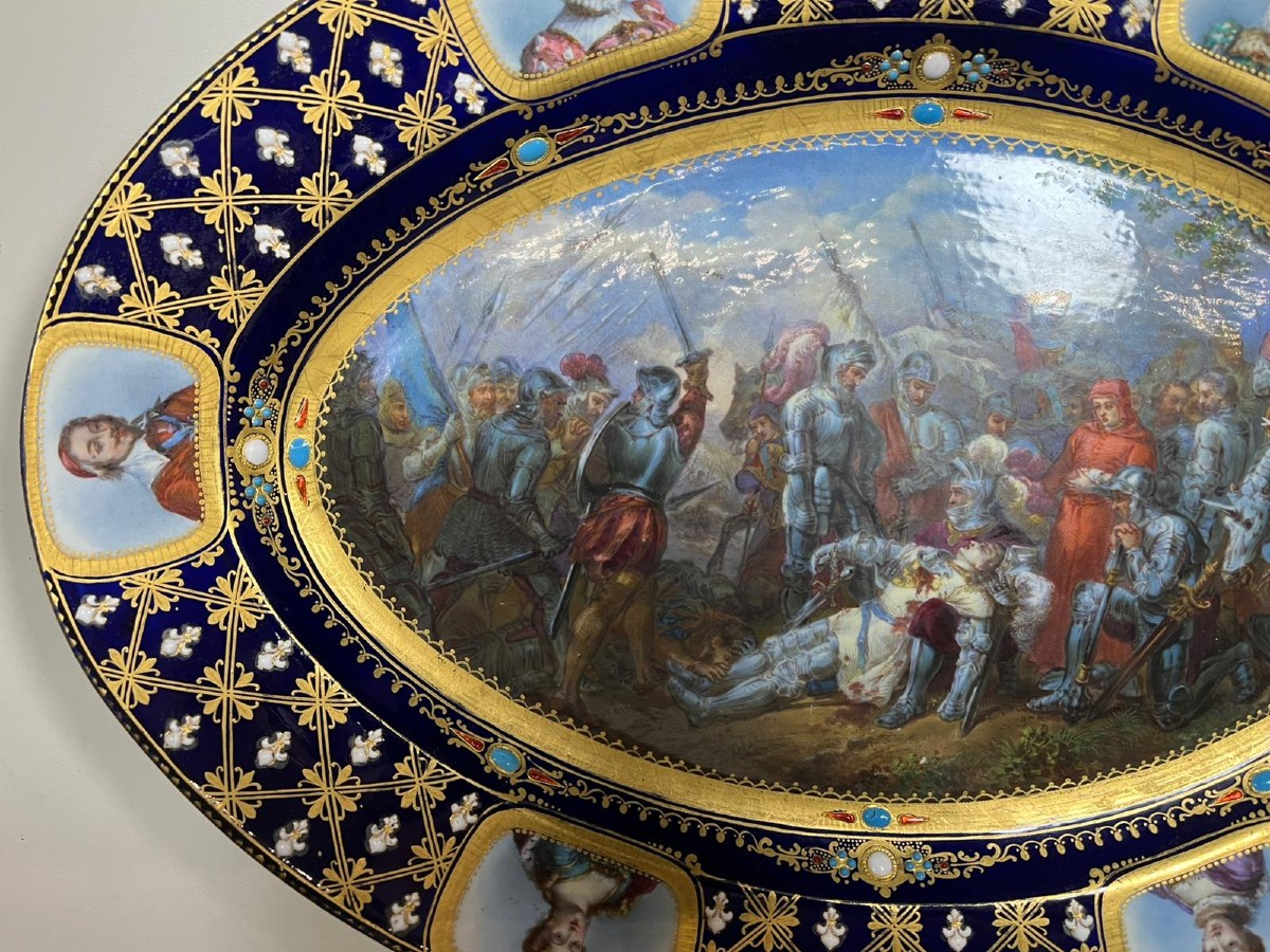 Piatto ovale in porcellana-photo-3