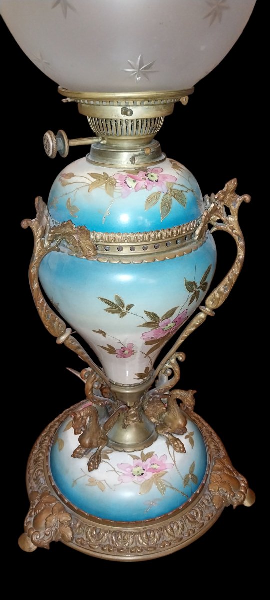 Lampada ad olio  epoca Napoleone III -photo-1