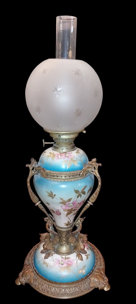 Lampada ad olio  epoca Napoleone III -photo-6