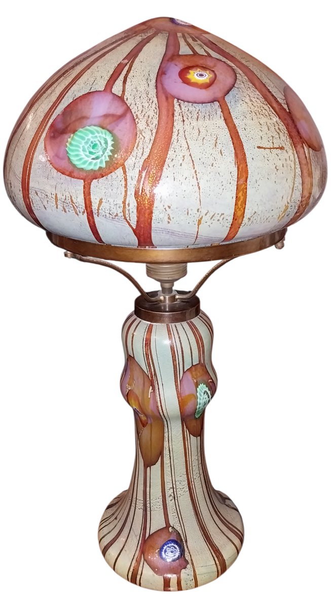 Lampada in vetro soffiato di Murano, anni ’70 – E. Nason & G. Radi-photo-2