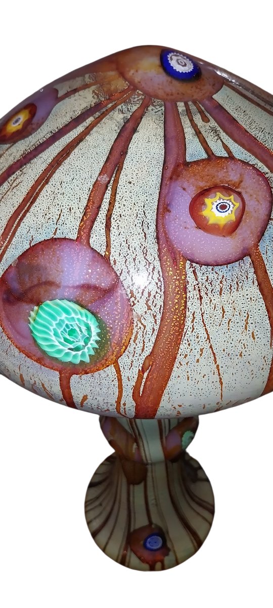 Lampada in vetro soffiato di Murano, anni ’70 – E. Nason & G. Radi-photo-3