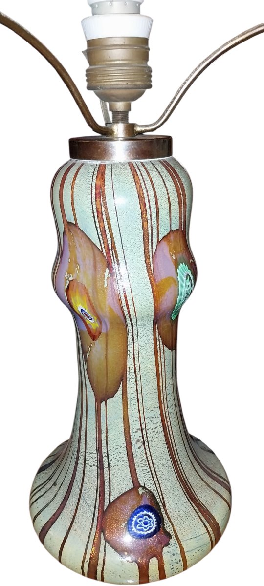 Lampada in vetro soffiato di Murano, anni ’70 – E. Nason & G. Radi-photo-4