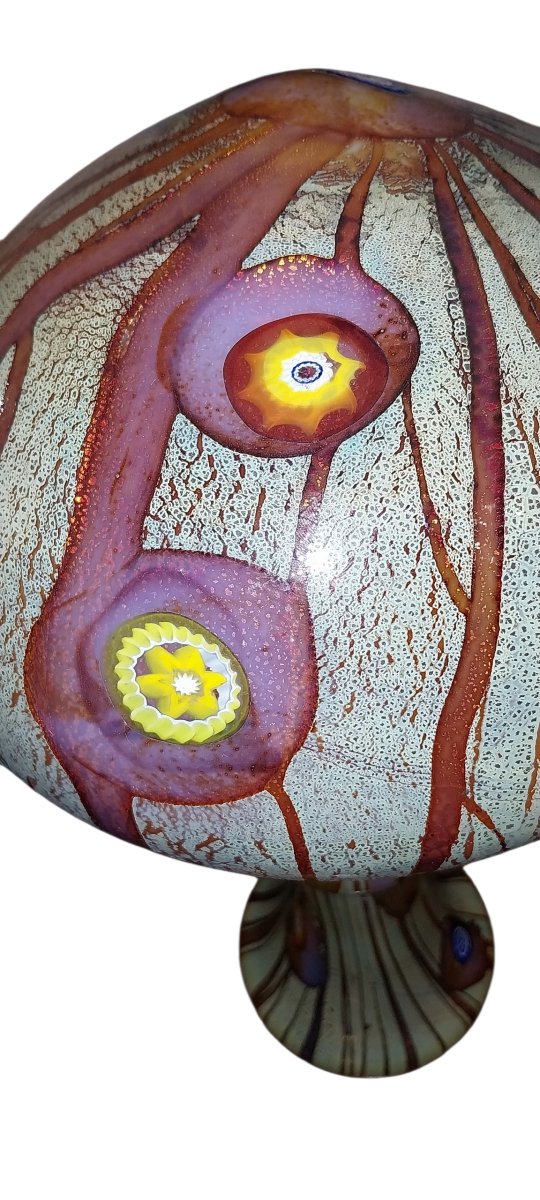 Lampada in vetro soffiato di Murano, anni ’70 – E. Nason & G. Radi-photo-5