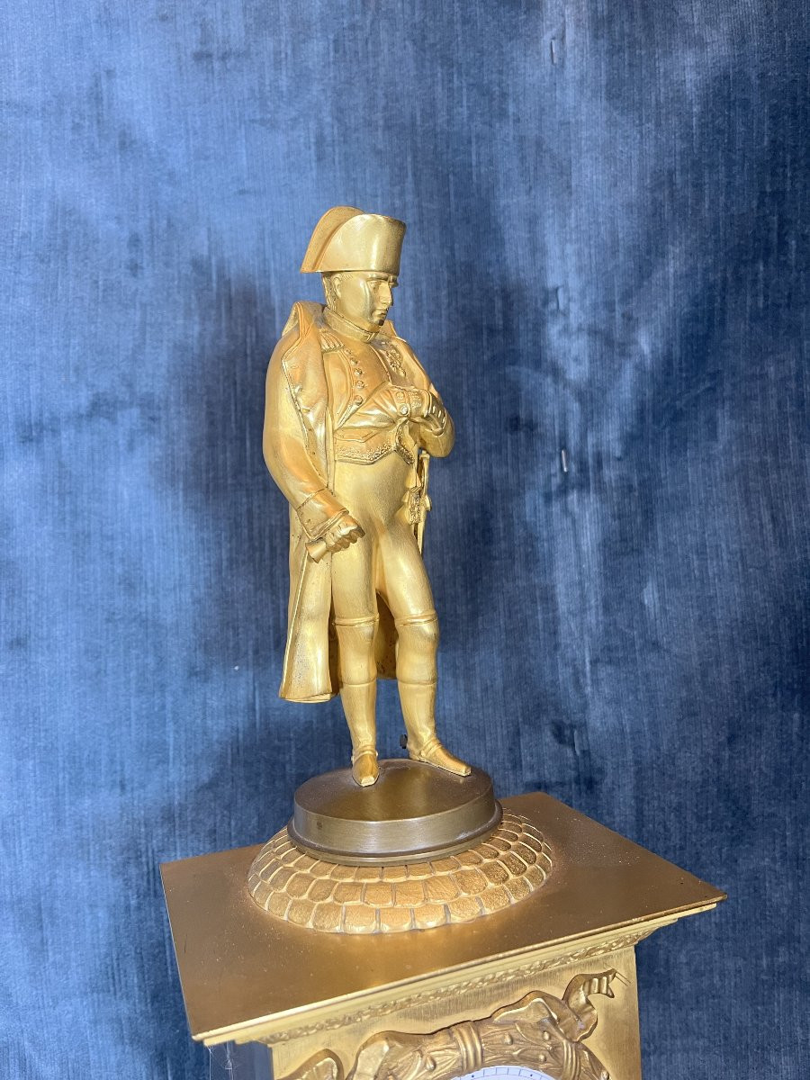 Orologio in bronzo dorato francese-photo-2