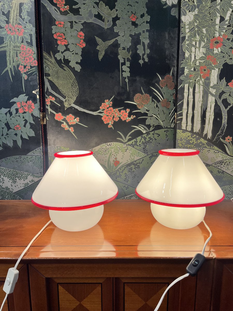 Lampada in vetro di Murano Leucos